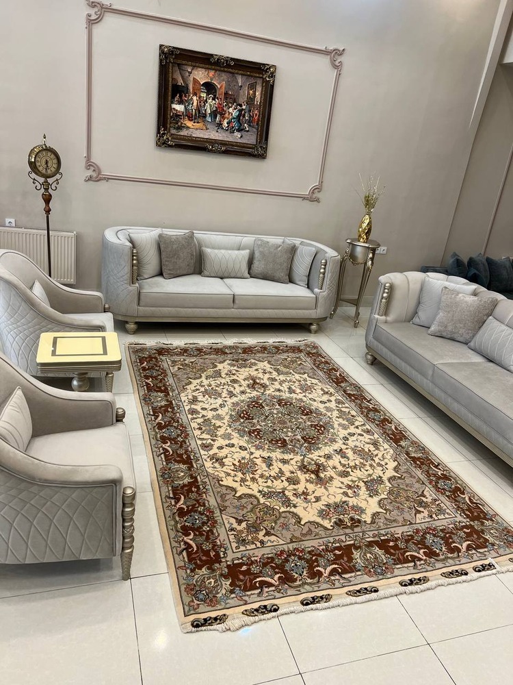 فرش دستبافت 6 متری طرح فرش تبریز