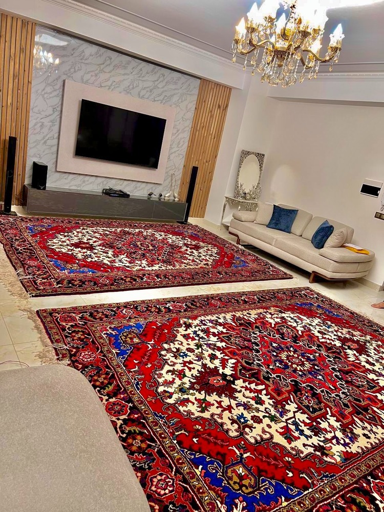 فرش دستبافت جفت 9 متری